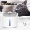 3L Automatic Pet Water Fountain Quiet Dog Water Dispenser with LED Light And Water Level Window Pet Drinking Bowl for Dogs Cats