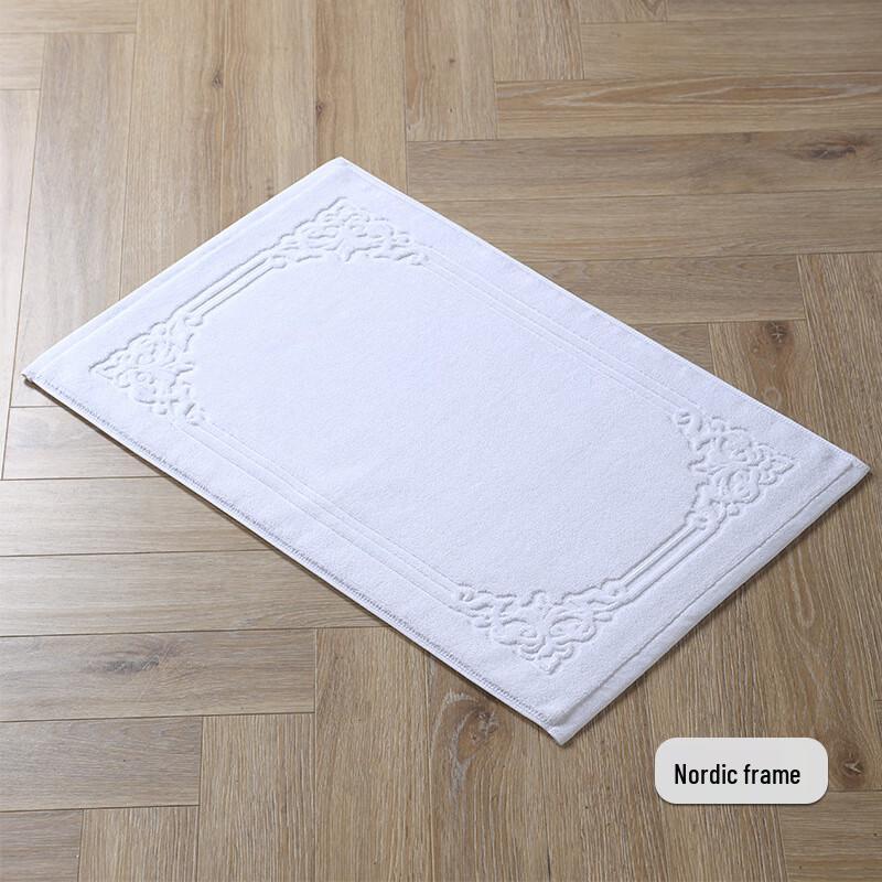 Впитывающий хлопковый коврик для ванной Jingxiang (70x45cm)