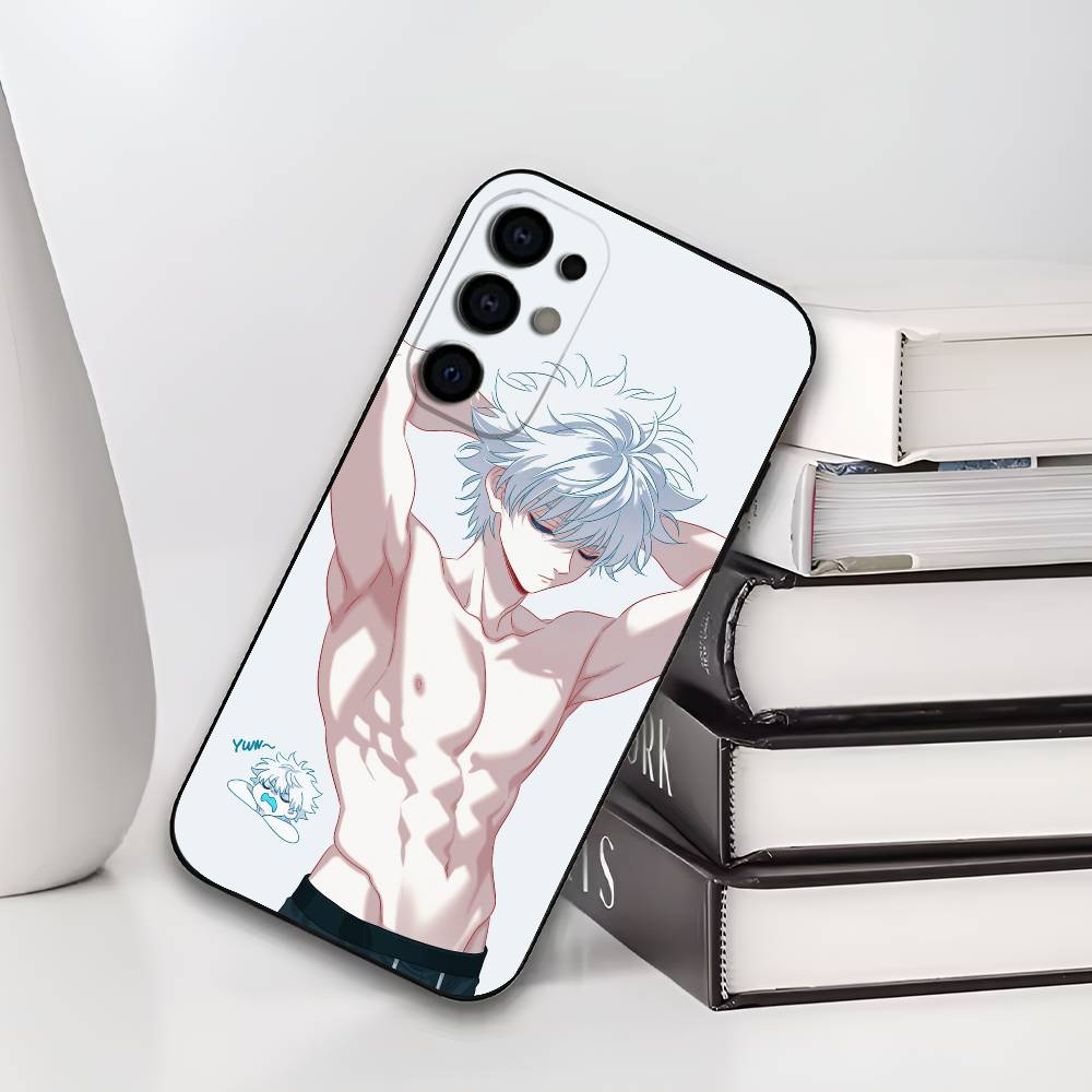 K-Killua Zoldyck H-Hunter X Hunter Phone Case For Samsung S25,S24,S21,S22,S23,S30,Ultra,S20,Plus,Fe,Lite,Soft Black Cover