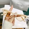 Новые корейские ретро-солнцезащитные очки Jennifer, треугольные очки «кошачий глаз», женские, тренды интернет-знаменитостей, мода, личность