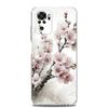 Phone Case For Xiaomi Redmi Note 13 12 5G 9S 9 8 10 11 Pro Plus 4G 9T 13C 12C10C 9C 9A 7 Clear Cover Cherry Blossom Tree