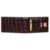 Кожаный кошелек с зажимом для денег Eddy Brown/Mustard для мужчин