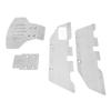 Stainless Steel Skid Plate Guard Chassis Armor for Traxxas 2WD 1/10 RC Car For 1/10 RC Car