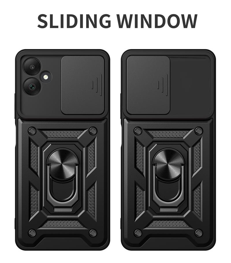 Для Samsung Galaxy A05 2023 чехол магнитный автомобильный держатель кольцо телефон чехол для Samsung A05 A 05 SM-A055M слайдер камера бронированная задняя крышка