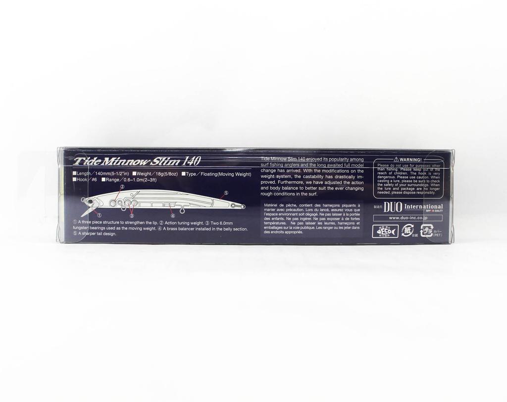 DUO Tide Minnow Slim 140 Плавающий воблер AHA0001 (8168)