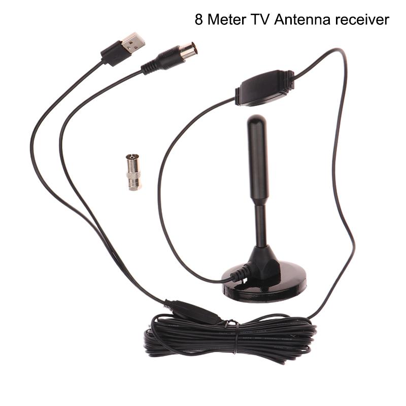 3/5/10M HD цифровая телевизионная антенна усилитель сигнала для помещений приемник сигнала дальнего действия Dvb-T Dtmb цифровая приемная антенна с адаптером