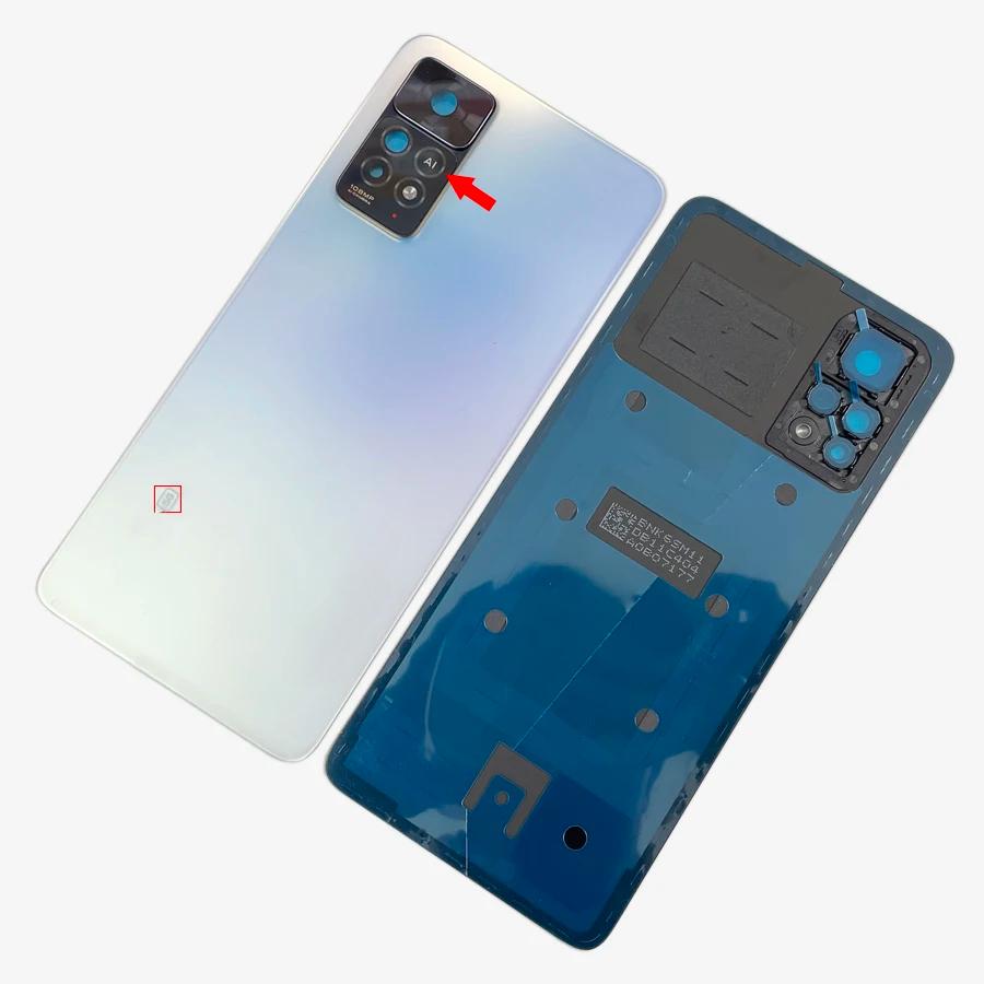 Для Xiaomi Redmi Note 11 Pro 5G/11E Pro крышка батарейного отсека задняя стеклянная крышка корпус задняя камера замена рамки объектива