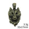 2025 Trend Charms Bulk Tiger Lion Wolf Charms Подвеска Сувенирная подвеска для творчества