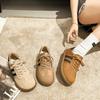 Обувь, немецкие тренировочные туфли, новые ретро кожаные белые туфли осенью 2025 года, спортивные дышащие кеды