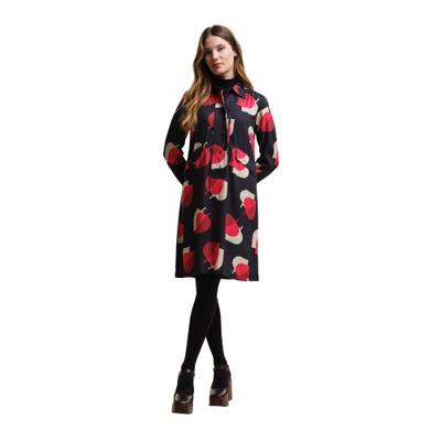 Женское/женское платье с принтом листьев Orla Kiely