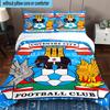 3pcs Coventry City F.C Printed Bedding Set Duvet Cover Closure Includes 1 Duvet Cover & 2 Pillowcases Bedding Sets Home Decor Gifts