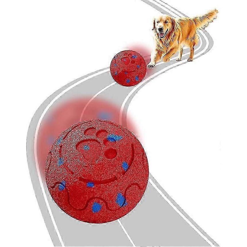 Interactive Dog Ball, Self-Moving Dog Toy with Auto-Rolling & Bouncing, E-TPU Material, IP54 Waterproof, Motion-Activated, for Small/Medium/Large Dogs