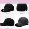 Solid Color Simple Middle Aged Warm Windproof Baseball Cap For Autumn Winter And