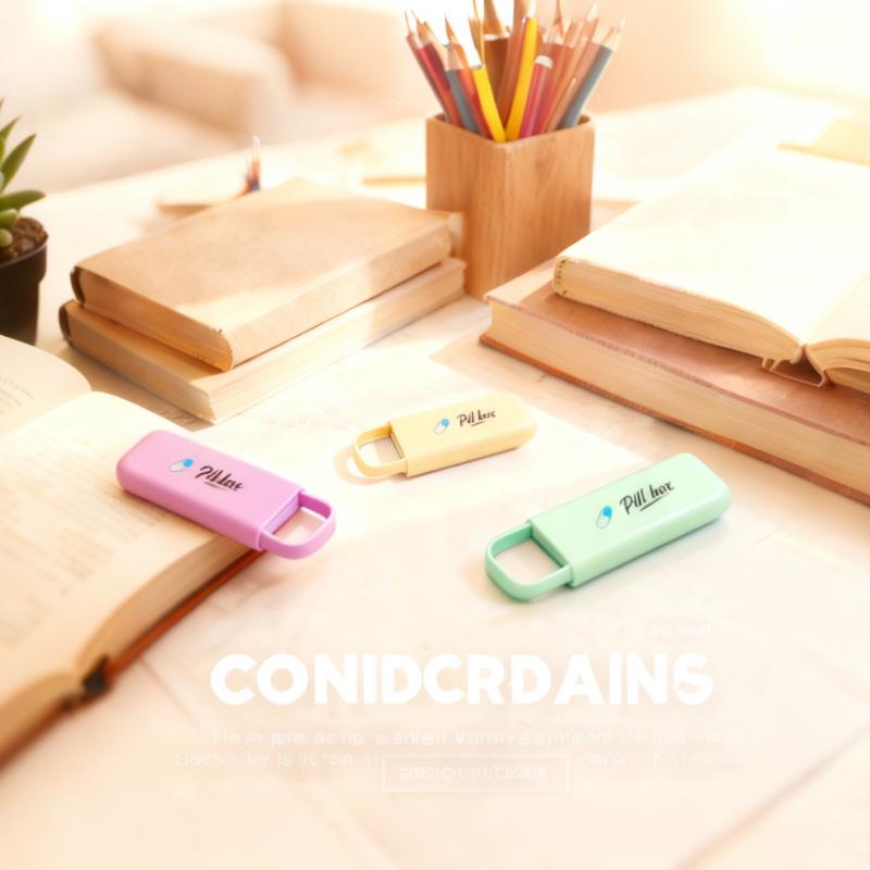 Three-Compartment Daily Pill Box for Elderly - Ideal Gift