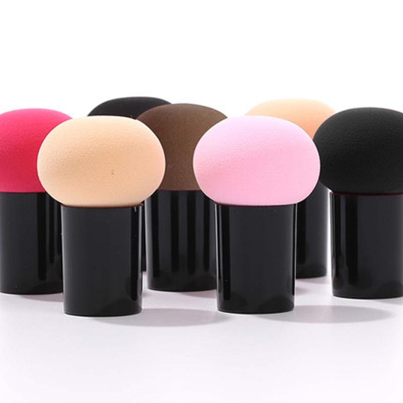 Cute Makeup Sponge Face Mushroom Head Powder Foundation Puff Comfortable Hygiene Cosmetic Puff