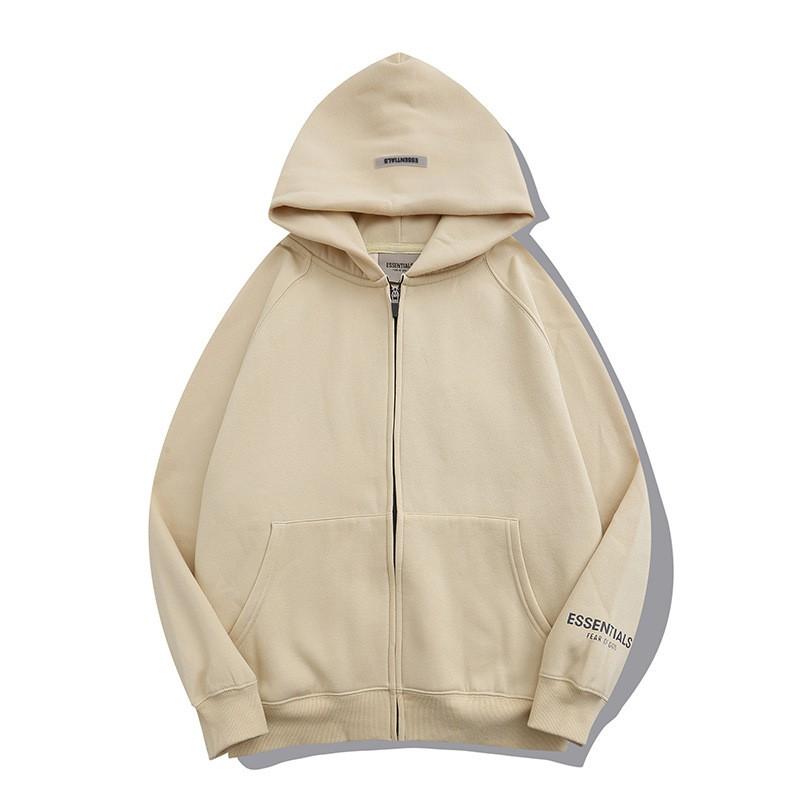 Esse FOG Essentials Hooded Sweatshirt 350-400g Cotton Fleece Mens Casual Pullover