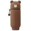 LIHIT LAB Stand Pencil Case BIG PuniLab Bear A7714-1