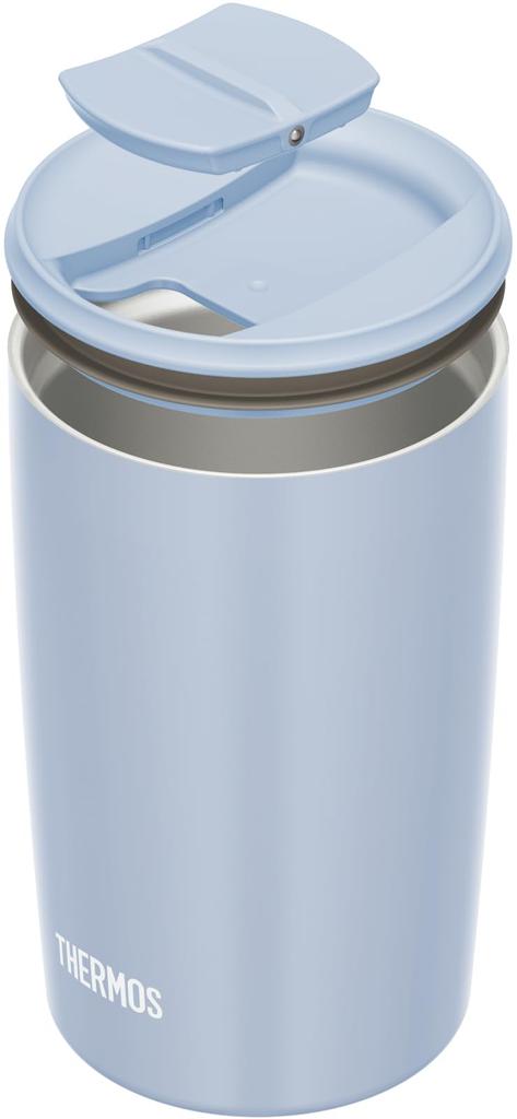 Thermos Vacuum Insulated Tumbler with Dishwasher Ash ASB Lid, Safe, 400ml, Blue, JDP-401