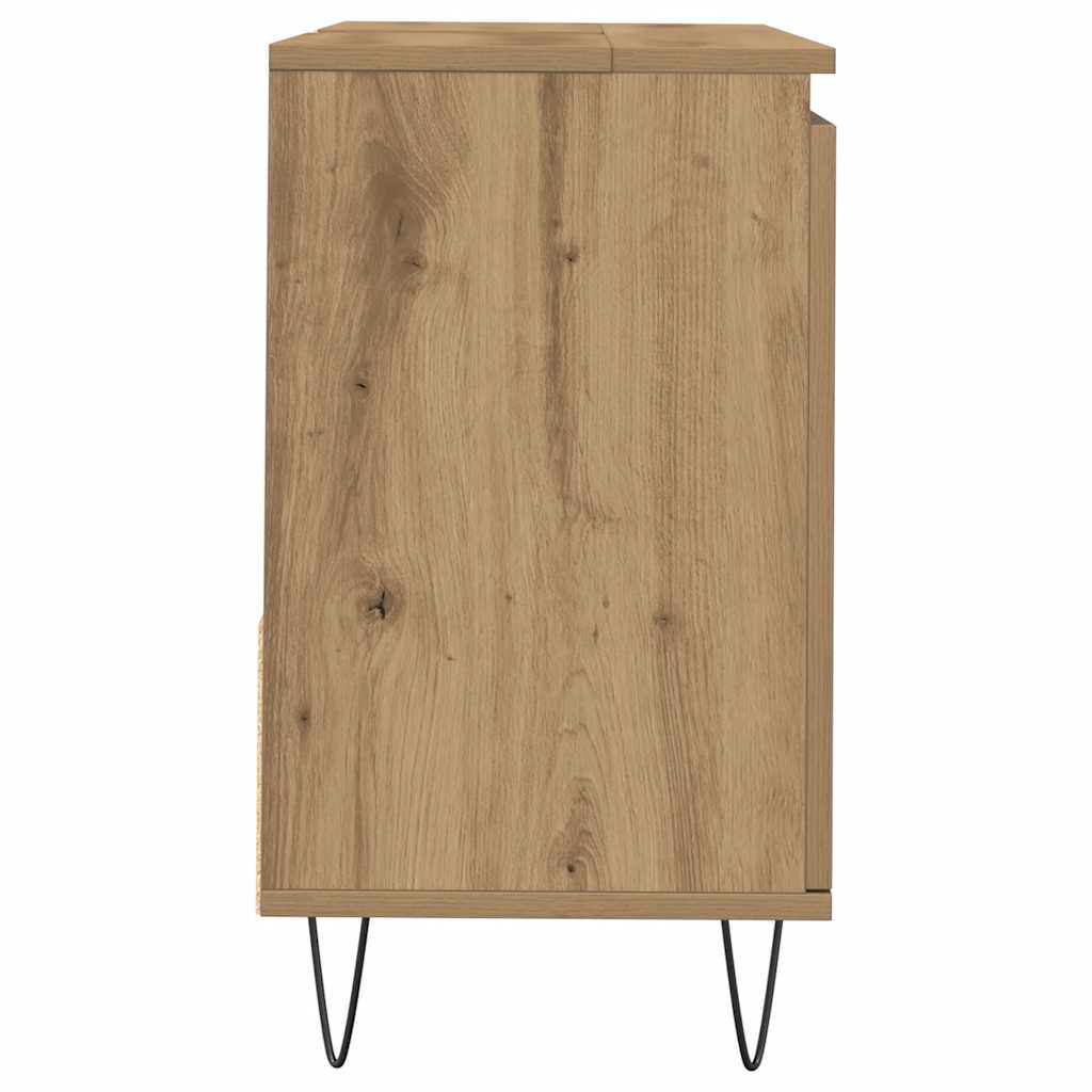 Artisan Oak Washbasin Cabinet 65 x 33 x 60 cm Particleboard