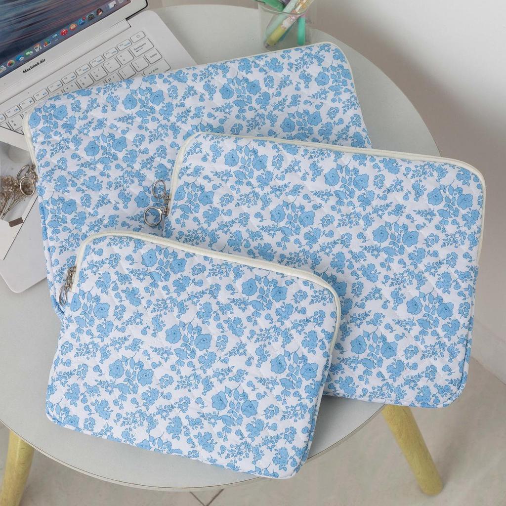 Корейский цветочный чехол для ноутбука – Защита 11, 13, 15 дюймов