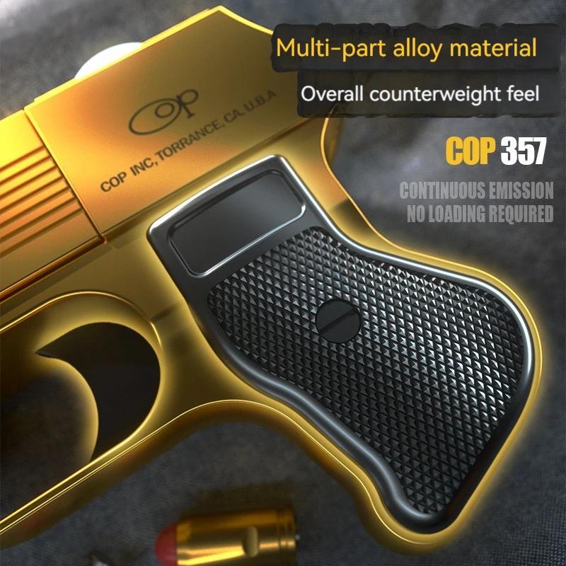 Pistol Soft Bullet Shell Ejection Toy Gun Continuous Shooting Blaster Mini Pistola Air Gun For Adult Boys Birthday Gifts