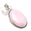 Розовый Опал Драгоценный Камень 925 Стерлинговое Серебро Ювелирное Изделие Подвеска 2,25"