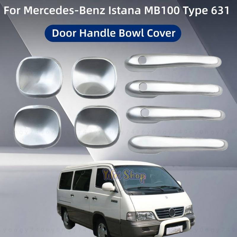 Декор для автомобиля Mercedes-Benz Istana MB100 Тип 631 Хромированные Модифицированные Автоаксессуары Накладка на Ручку Двери Стиль Наклейки