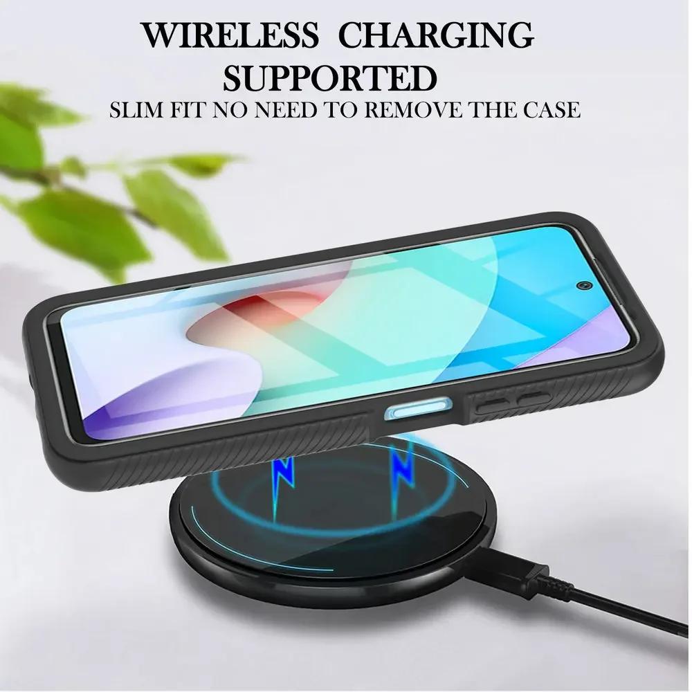 Для POCO X6 X5 M5s X3 NFC 360 защитная передняя задняя панель Xiaomi Poco X4 Pro 5G Crystal Case Funda C65 M4 6 3 X 4 5 M бампер крышка