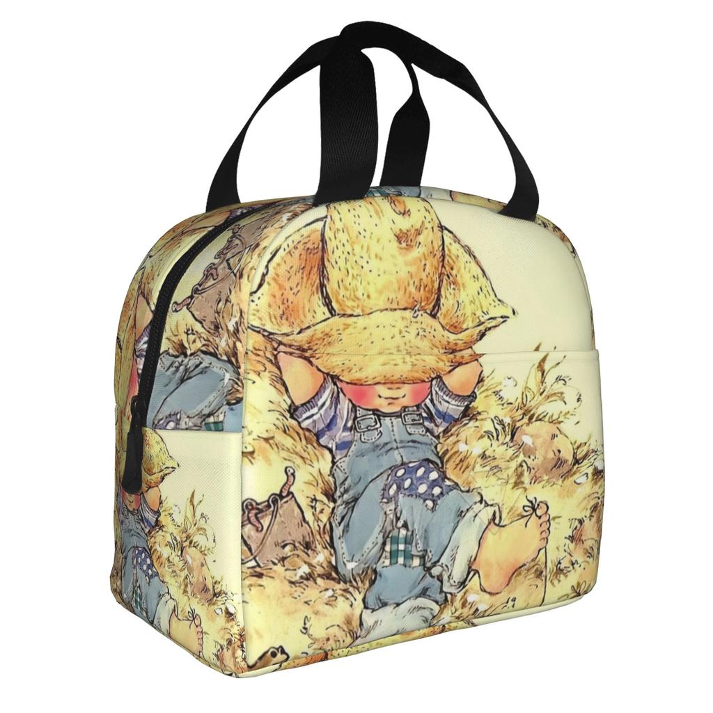 Cartoon S-Sarahs K-Kays Lunch Bag Men Women Kawaii Girl Cooler Thermal Insulated Lunch Boxes for Adult Office