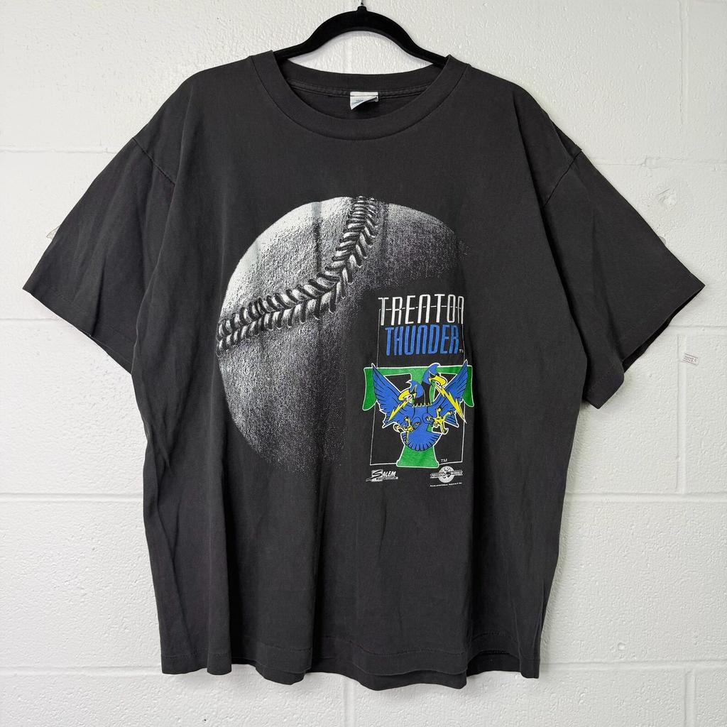 1994 Trenton Thunder MLB T shirt Sz L (2758)