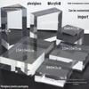 Акриловая кристаллическая кубическая подставка для демонстрации косметики и ювелирных изделий.
