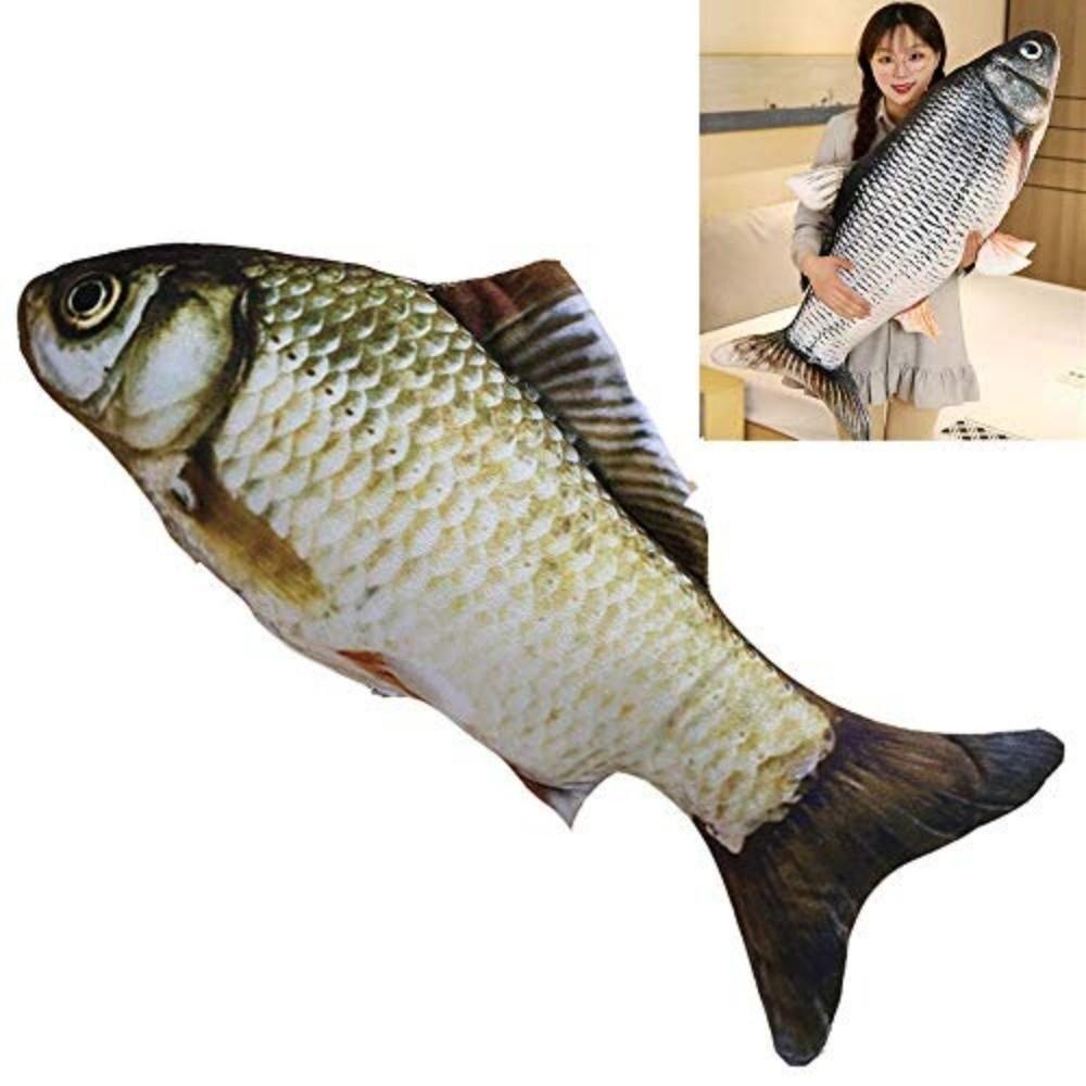 Simulation Design Toy Pillow Soft Material Stuffed Animal Toy Stuffed Toy Carp Plush Pillow  Gifts