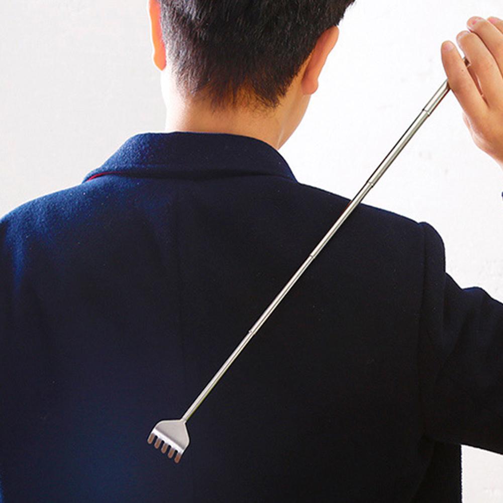 Стальной коготь Чесалка для спины Телескопическая выдвижная Чесалка для спины Выдвижная чесалка Уход V9E8