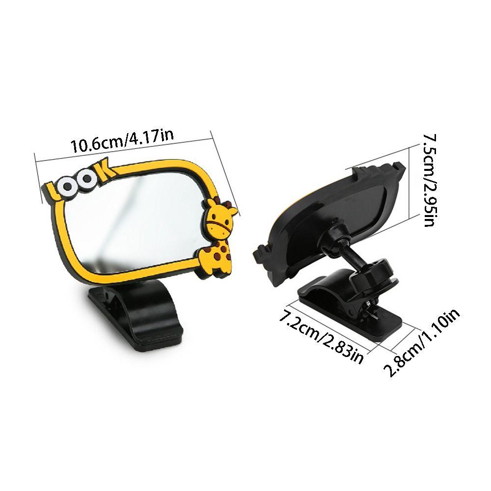 2 in 1 Child Infant Safety Monitor Clip-On Kids Rear View Mirror  Car Accessories