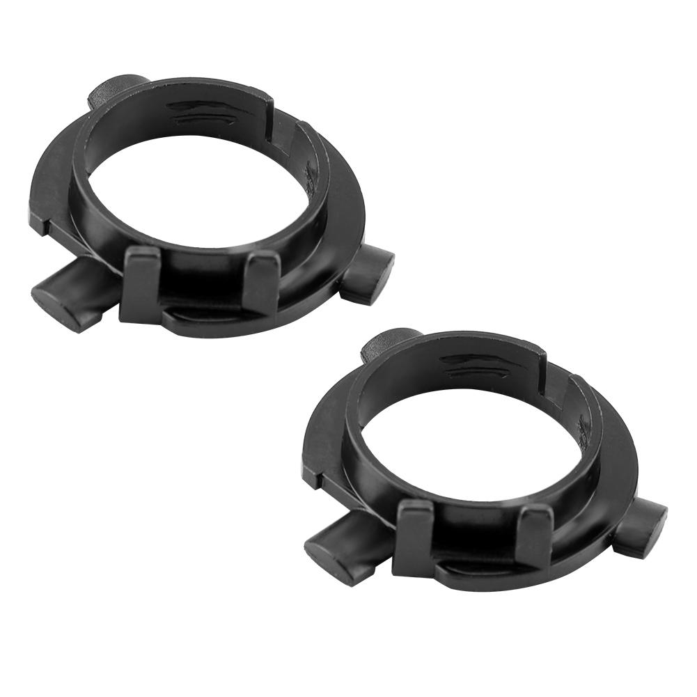 2pcs LED Car H7 Headlight Bulb Adapter Base Retainer Holder for Kia K5 Hyundai Santafe