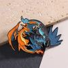 Pokemon Charizard Rayquaza Metal Brooch Pikachu Cartoon Kawaii Badge Anime Gifts