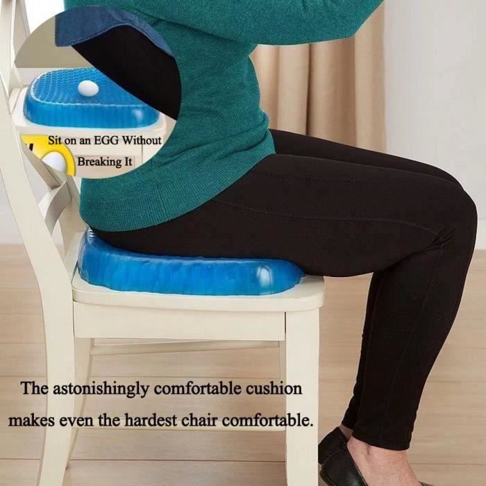 Ортопедическая подушка - Egg Sitter - S29004 - Гель TPE - 37x34.5см - Эргономичный комфорт