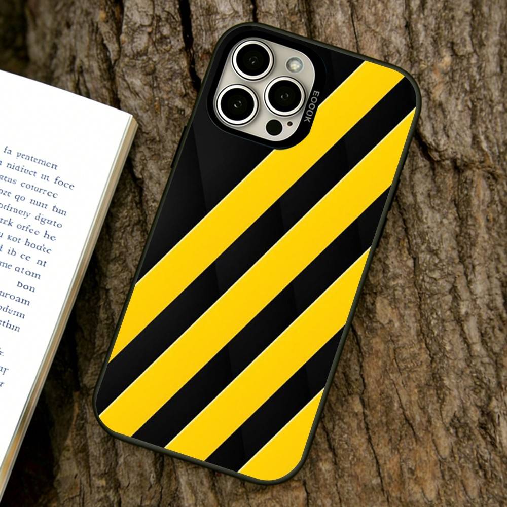 Linear form Phone Case For iPhone 17,16,15,14,13,12,11 Plus,Pro Max,XS,Colorful Silver Black Cover