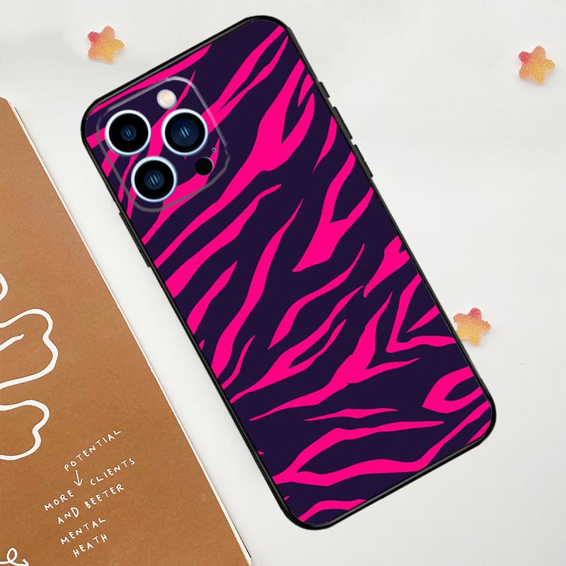 Чехол для телефона с принтом зебры для iPhone 15 16 14 13 12 11 Pro Max Mini Plus XS X XR Задняя крышка