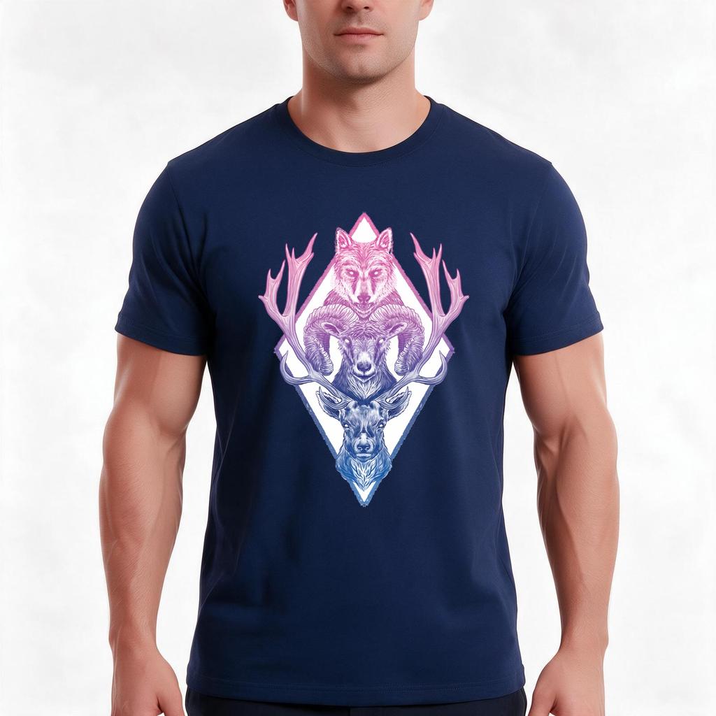 Wolfram Hart Color Tshirt Summer Casual Cotton Tee Oversized Streetwear Tops Vintage Graphic Print Loose Fit Short Sleeve