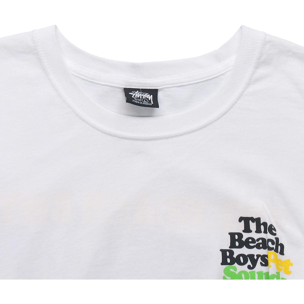 Stussy Футболка с фото группы Beach Boys Унисекс Белый 3903703