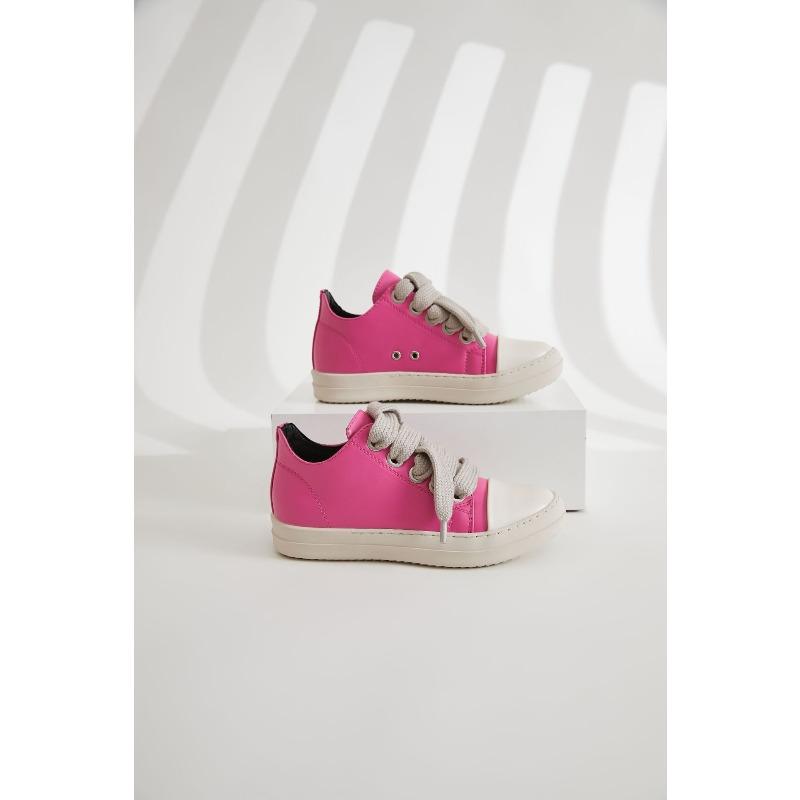 Little White Shoes Women's Thick Shoelaces Personalized Trendy Shoes Platform Sewing Line Candy Color Women's Shoes Couple Board Shoes Cool