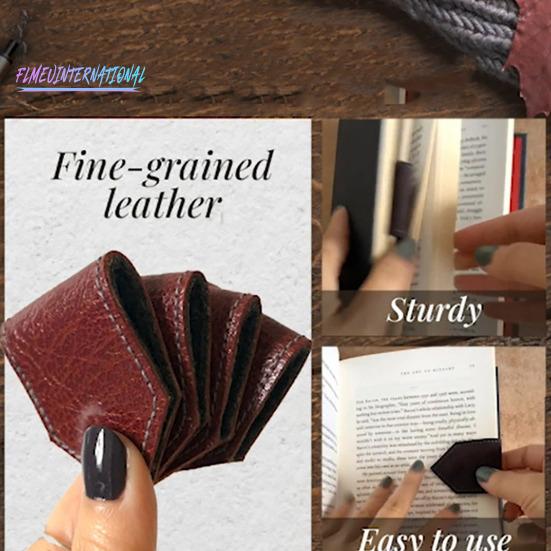 Винтажная магнитная закладка из искусственной кожи - портативный водонепроницаемый маркер для страниц книги ручной работы, магнит на холодильник, подарок для любителей книг для детей и студентов