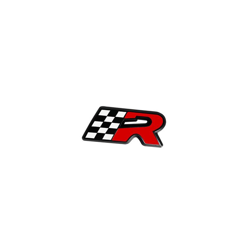 3D Metal Car Rear Trunk Race Flag Emblem Fender Rear Nameplate R 300 Badge Sticker For Seat Leon Cupra Ateca Arona Ibiza Altea