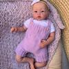 Adorkable 20 Inch Simulation Reborn Dolls Soft Touch Cloth Body Newborn Doll with 3D Painted Skin Visible Veins Realistic Baby Doll Kid House Play Toy