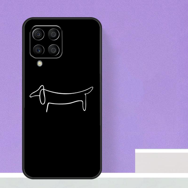 Sausage Dog Dachshund Quotes For Samsung Galaxy M15 M55 M13 M33 M53 M21 M31 M51 M30s M20 M14 M34 M54 M12 M32 M52 Case