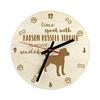 Parson Russell Terrier - clock with dog, wooden clock with engraving, personalised clock by Art-Dog