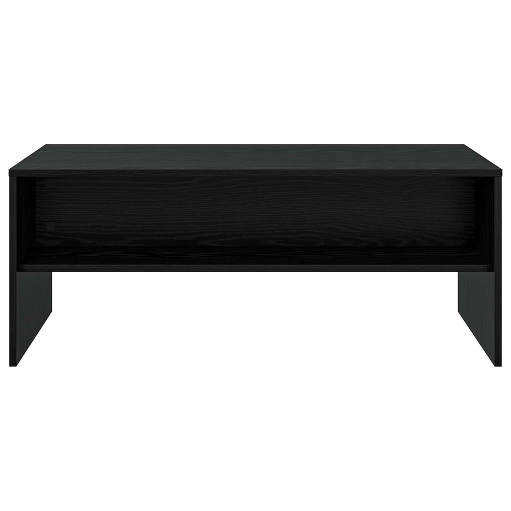 Coffee Table Black Oak Look 100 x 50 x 40 cm Engineered Wood
