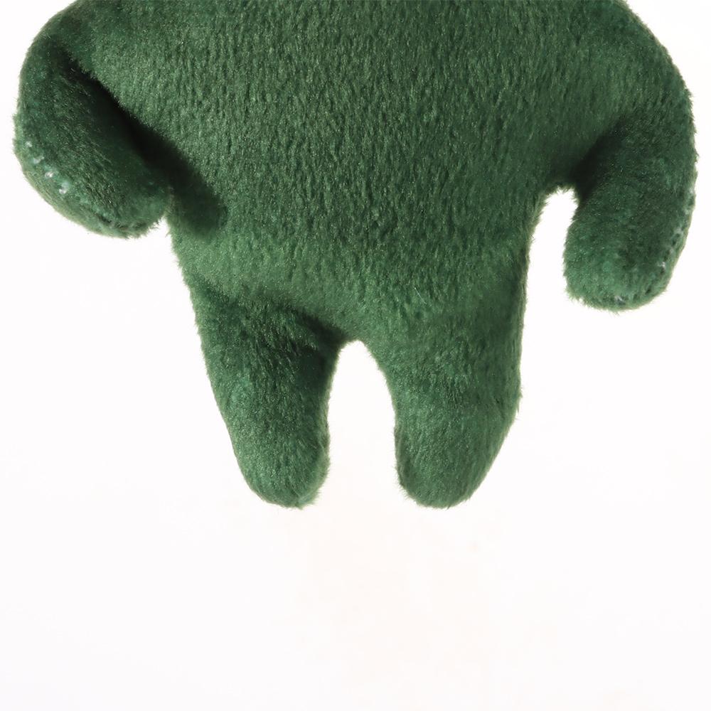 Deformable Ugly Cute Plushie Keychain 10cm Bag Charm Green Alien Cat Plush Toy  Anime Fans Gifts