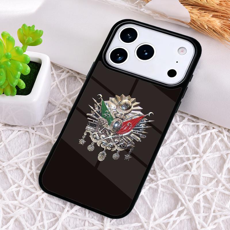 Мягкий ударопрочный чехол для телефона с гербом Османской империи для iPhone 17 Air 16e 15 11 12 14 13 Pro Max Чехол Coque